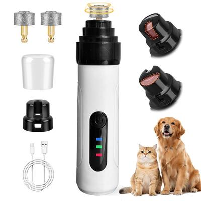 2-Gang LED Haustier-Nagelschleifer & -schneider für Katzen und Hunde - Automatisches Elektrowerkzeug