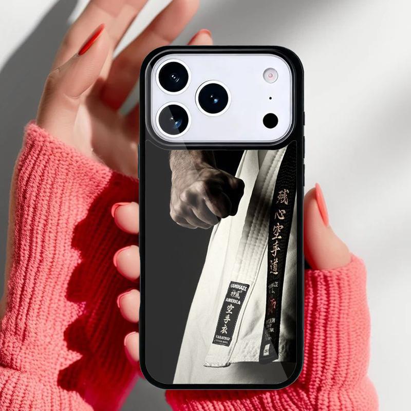 Japan Karate Martial Arts Phone Case for iPhone 17 16 15 14 13 Pro Max Back Cover for 12 11 Pro Coque