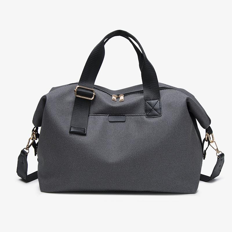 

Модная уличная дорожная сумка холщовая спортивная сумка простая повседневная большой вместимости студенческая школьная сумка для хранения багажа темно-серого