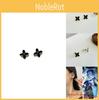 Arknights Cos Mizuki Game Four Leaf Clover Ear Earrings Peripheral Animation