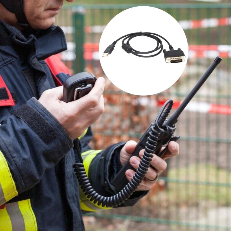 Mobile Car Radio USB Programming Cord Cable for MD785 RD980 90cm/35in Direct Connection USB Wire for Radio Programming