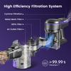 INSE S7P Cordless Stick Vacuum Cleaner, 26kPa Powerful Suction, 45min Runtime, LED Display