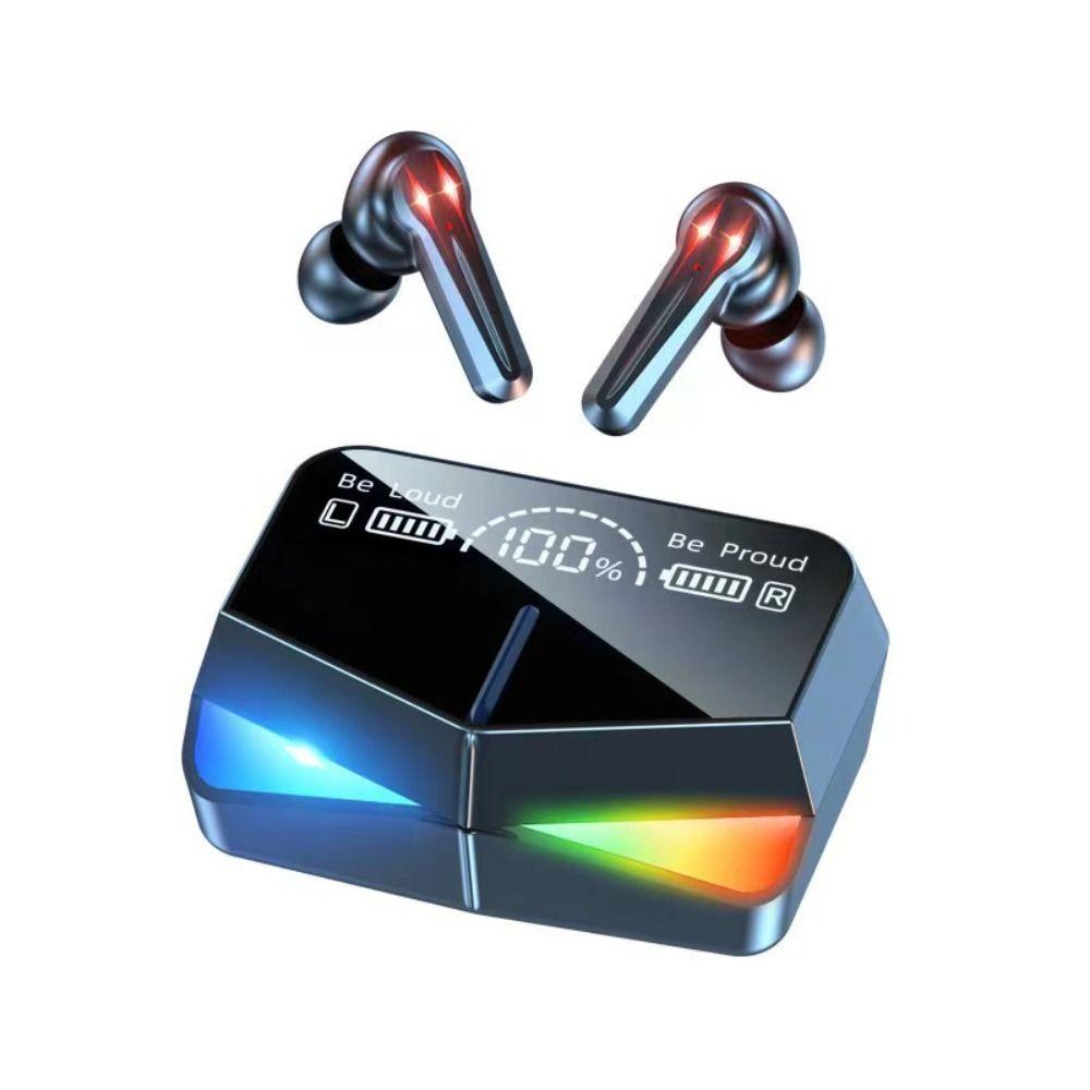 

Bluetooth 5.1 M28 Headphones Wireless M28 Bluetooth Earphones Portable Sports чорний