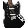 Electric Guitar Player II Mustang, Rosewood Fingerboard, Black with Soft Case