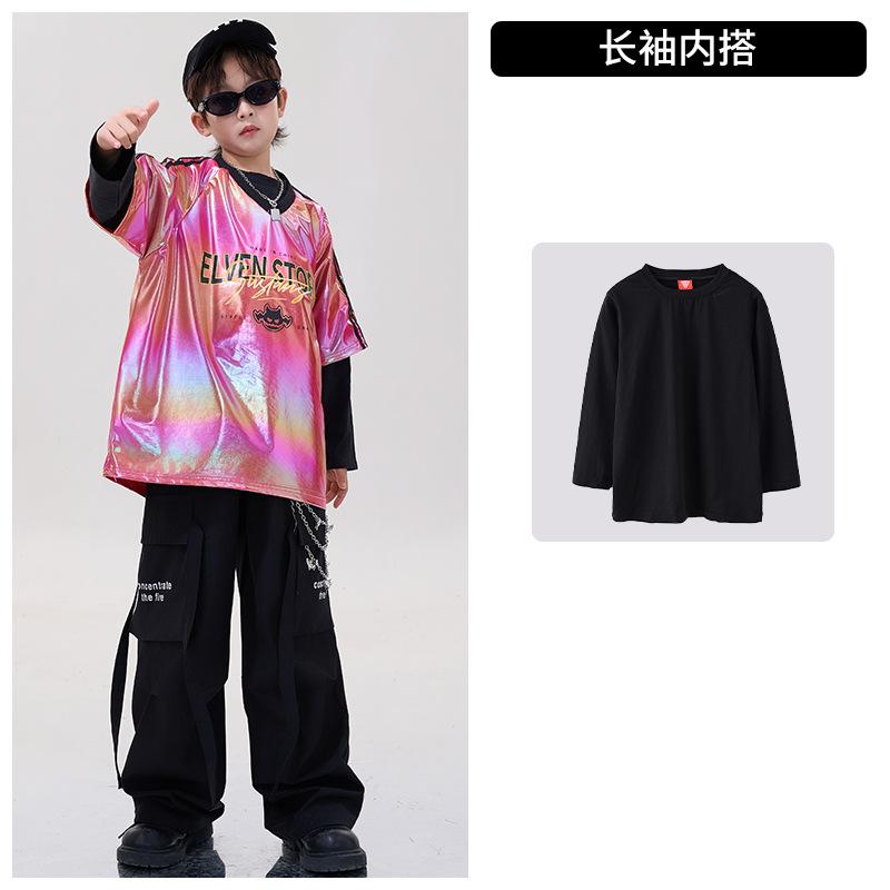 Girls Jazz Clothing Trendy Cool Handsome Children'S Street Dance Trendy Clothing Boys Hip Hop Hiphop New Year'S Day Performance Clothing