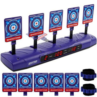 Electronic Shooting Practice Five 4 Game Sound Digital Moving Backup and Storage Bag Wide X Deep Target, Target, Targets, Auto-Scoring, Auto-Rise,