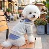 Soft Pet Dog Hoodie Preppy Style Two Legs Dog Clothes Casual Style Dog Pullover Outdoor Activities