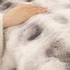 1PC Tie-Dye Colorful Bubble Imitation Rabbit Fur Plush Sofa Towel Suitable for Living & Bedding Room Thicken Warm Blanket