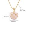 2 Pcs Diamond Castle Necklaces Fashion Birth Stone Heart Necklace Heart-shaped Crystal Pendant Jewelry for Teenage Girls