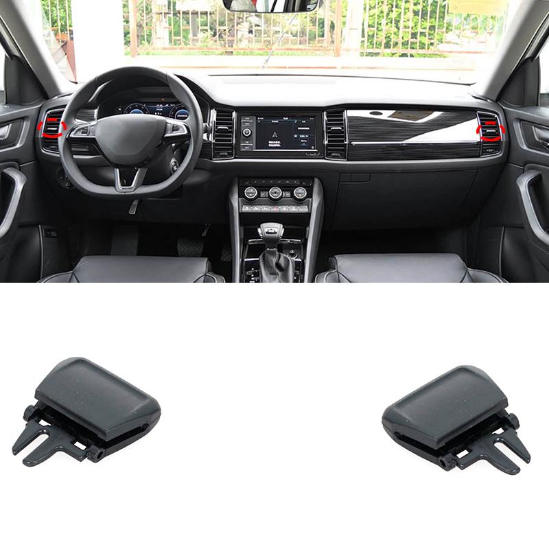 56G819701A 56G819702A Tableau de bord avant Arrière Climatisation Sortie d'air Clé d'aération de climatiseur Pour Skoda Kodiaq 2017-2025