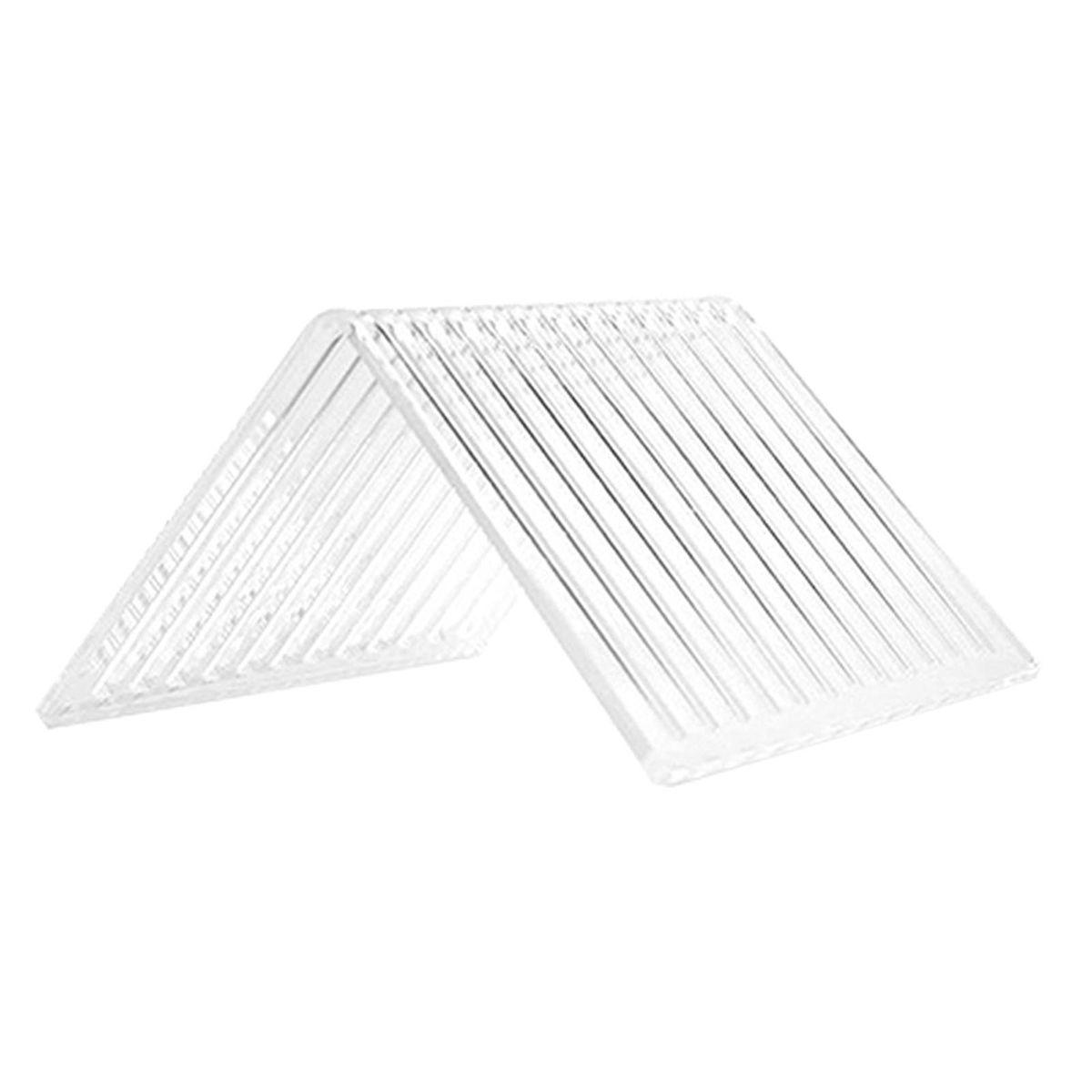 

Contanier 12LPs Clear Acrylic Album Record Holder Display Stand Vinyl LP Rack Storage Organzier clear