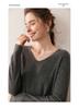 Women's Cashmere V-Neck Solid Color Soft Loose Sweater - Autumn/Winter New Arrivals