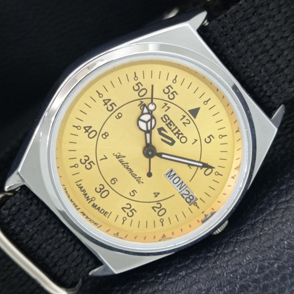ВИНТАЖНЫЕ ОТРЕМОНТИРОВАННЫЕ МУЖСКИЕ ЗОЛОТЫЕ ЧАСЫ SEIKO 5 АВТОМАТИЧЕСКИЕ 6309A ЯПОНИЯ a442197-1