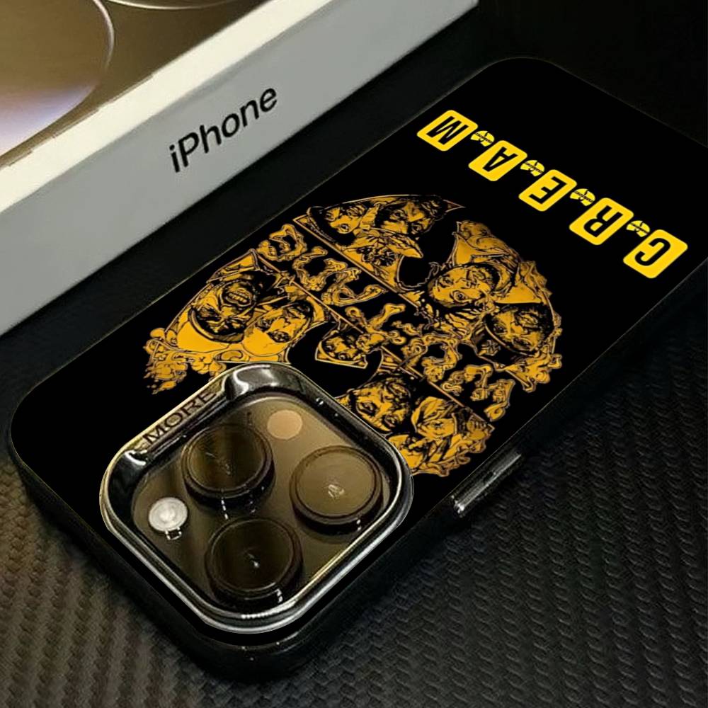 W-wu T-tang Clan Hip-hop Music Group Phone Case For IPhone 16 15 14 13 12 11 Pro Max 17 Plus Colorful Cover
