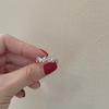 New Fashion Butterfly Rings Shiny Cubic Zirconia Leaves Geometric Adjustable Finger Ring Girls Minimalist Dainty Jewlery Gifts