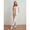 Lunaluz Women S Long Sleeve pajamaS Collar Jeanne  3c 