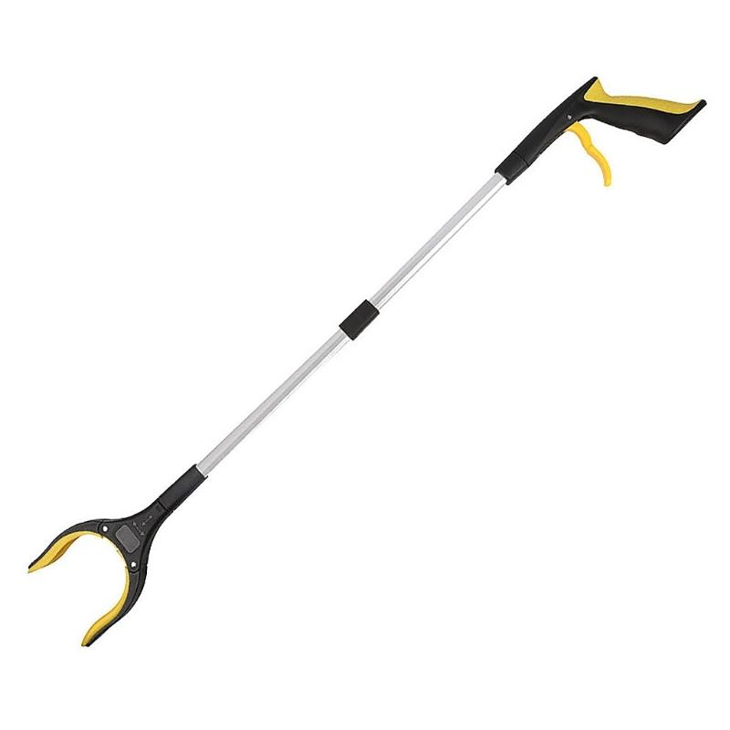 Grabber Reacher Tool, Wide Jaw, Foldable,Aluminium Alloys for Firm Grip, 32" with Magnets,Ergonomics Handle