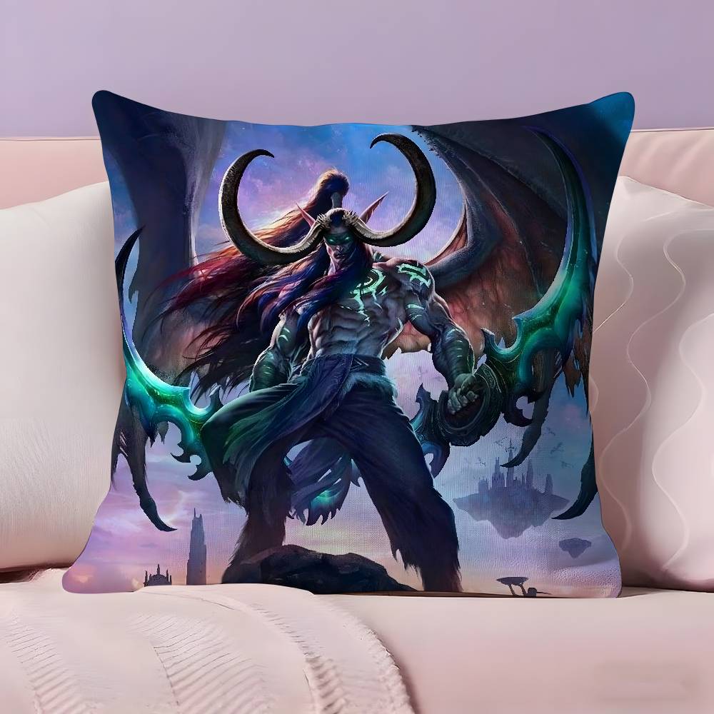 Warcrafts of World W-WOW Pillow Case Pillowcase Ultra Soft Skin Friendly Fabric Cloud Like Comfort & Concealed Zipper
