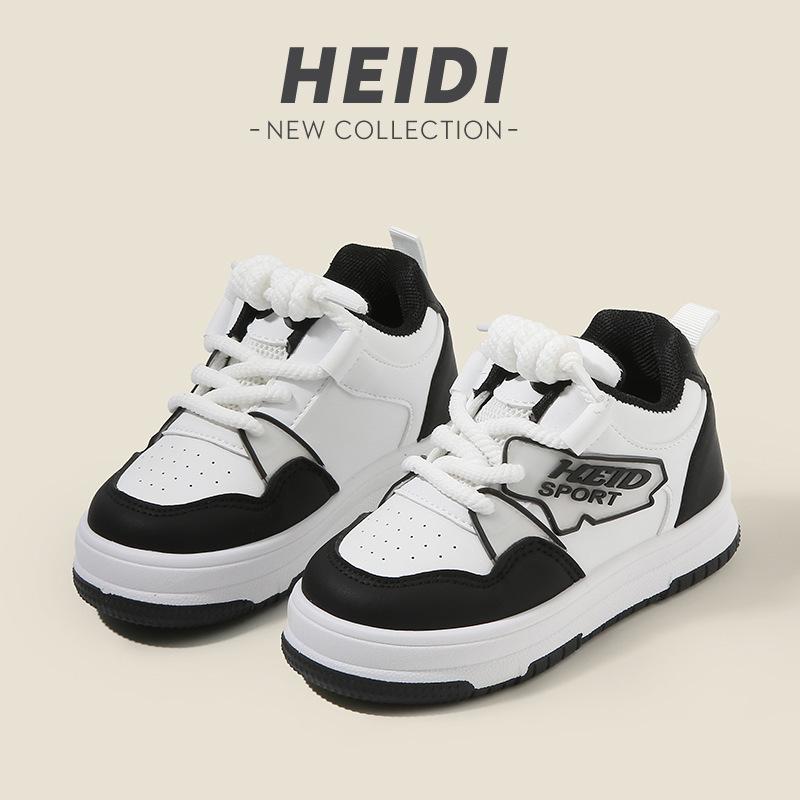 Children's Sneakers2026Spring and autumn boys' casual sneakers, new high-top girls' white shoes, soft-soled baby shoes