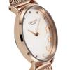 PERRY Silver Dial Stainless Steel Quartz 28MM Watch 14503520 Rose Gold [Coach] Women's [Item]