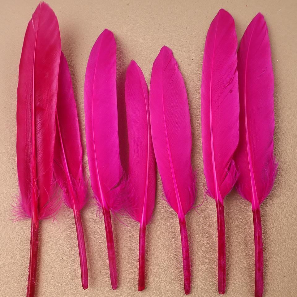Duck Feathers for Clothes Handicraft Accessories White Golden Black Pink Peacock Goose Feather Plumas Handicraft Article