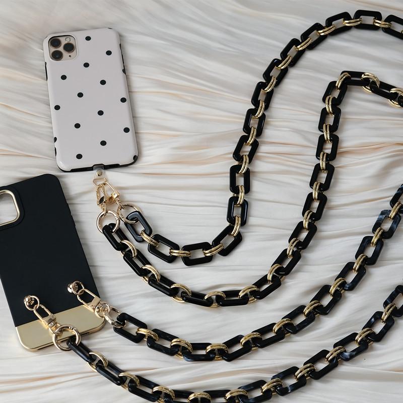 handyhllen mit kette Marmorierte Handyhlle mit Kette - Moderne iPhone-Hllen
