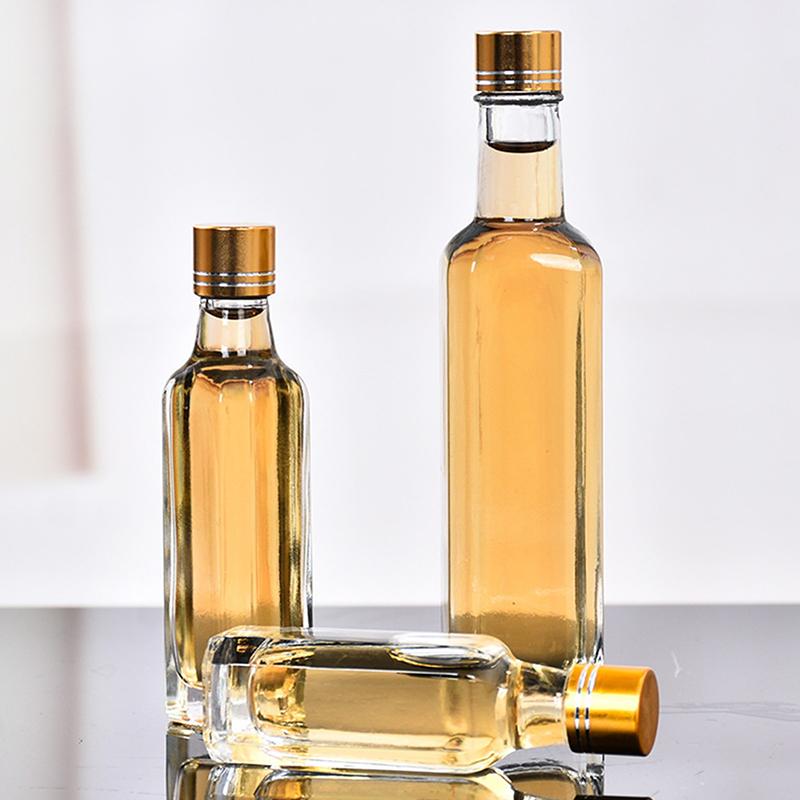 1 Stück 50/100/150ML Transparent Leeres Whiskyglas Likörflasche Für Alkohol Hochzeitsgeschenke Wein Mini Behälter Aufbewahrung Gastgeschenk