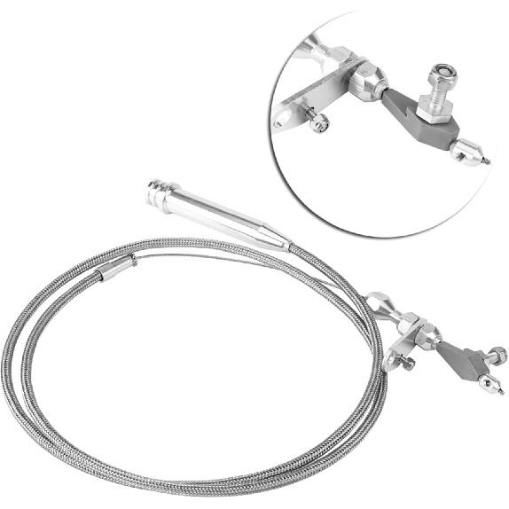 700R4 Kickdown Cable, Transmission Detent Cable for with Premium Plastic, Lightweight and Easy to Install for all 700R4 Transmissions