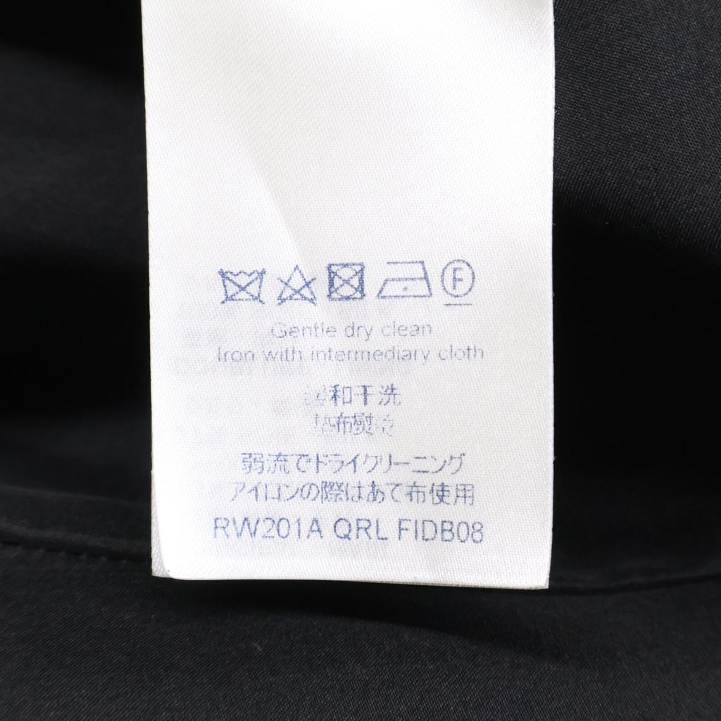 Louis Vuitton Domestically Published RW201A QRL Wool Silk Patch Skater Dress Dress 40 blackUsed