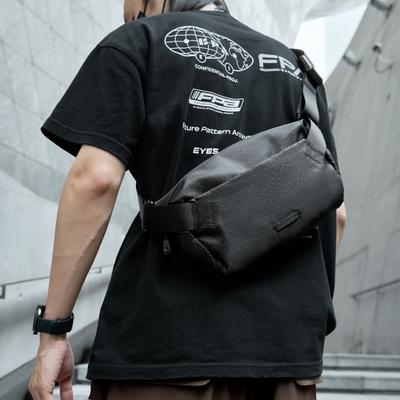 Brusttasche, Herren Ein-Schulter-Tasche, Kleine Umhängetasche, Trendige Fahrrad-Funktions-Sport-Messenger-Tasche, Lässiger Rucksack, Herren-Tasche
