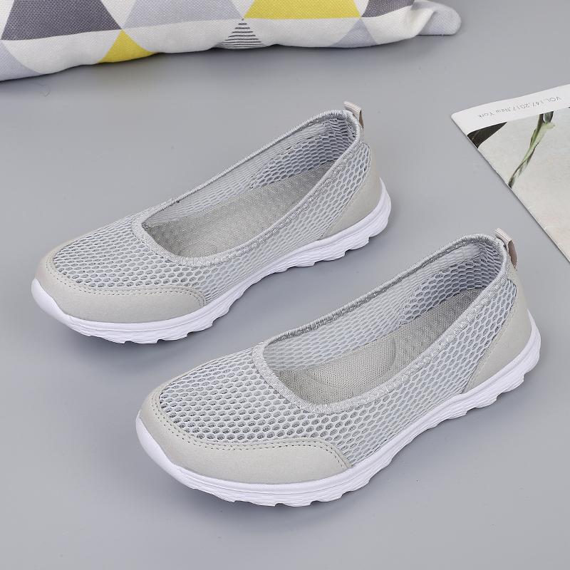 35-42 Damen Flache Schuhe Casual Bootsschuhe Mutter Krankenschwester Loafers