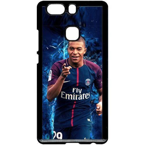 Coque pour smartphone - Plastique - Noir Huawei P9 Plus MBAPPE PSG