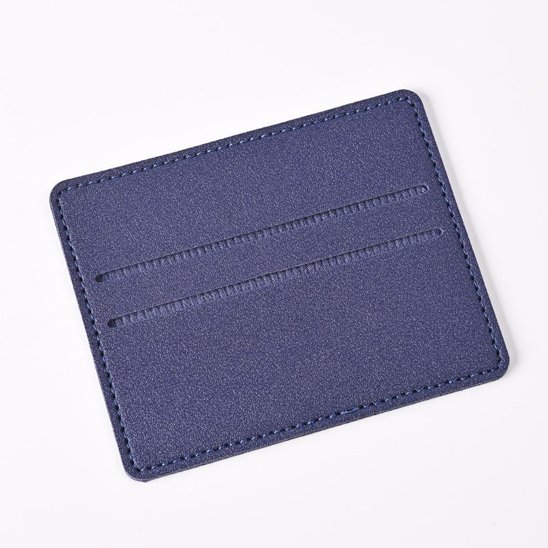 Porta-Cartões de Crédito de Couro Carteira Fina com Múltiplos Compartimentos Carteira de Cartões Portátil para Homens Presente de Natal