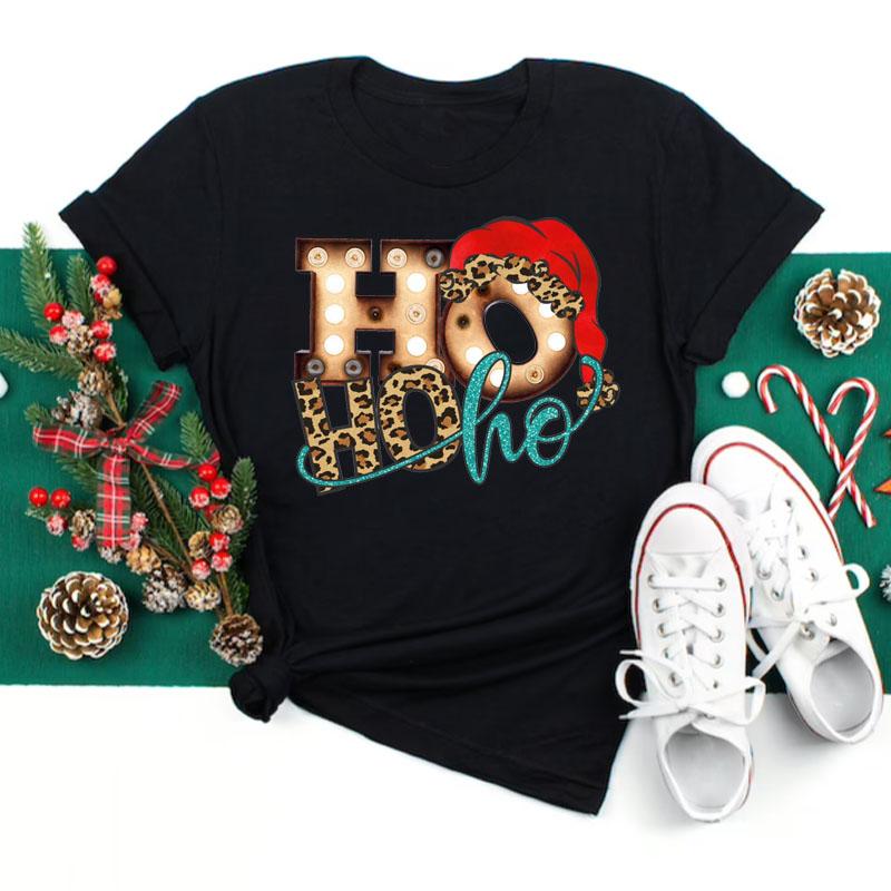 2025 Women Santa Claus Print Clothes Christmas 90s Funny Holiday Fashion Cartoon Tops Tee Shirt Ladies Female Graphic TShirt