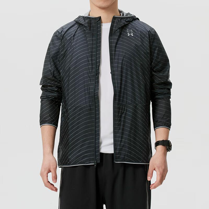 Under Armour Woven Hooded Sports Zip-Up Long Sleeve Jacket Men jackets 6012322-016