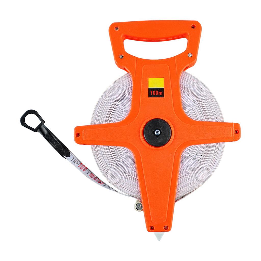Fiberglass Measuring Tape Retractable Erosion Proof Foldable Long Measure 100meter