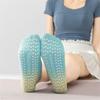 Yoga-Socken knochenlos Pilates atmungsaktiv Silikonboden Füßlinge kreativ Batik-Muster rückenfrei Riemen rutschfest Bodentanz-Socken