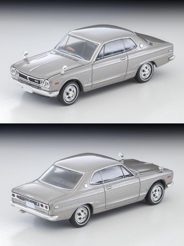 Tomytec Tomica Limited Vintage Neo Scale Nissan Skyline Hardtop 2000GT Silver 1971 Model 336495 1/64 LV-N357a (Finished Model)