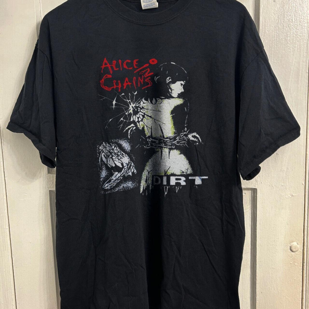 Alice in Chains Band Basic Black Short Sleeve Unisex T shirt Reprint KH12741 XXL