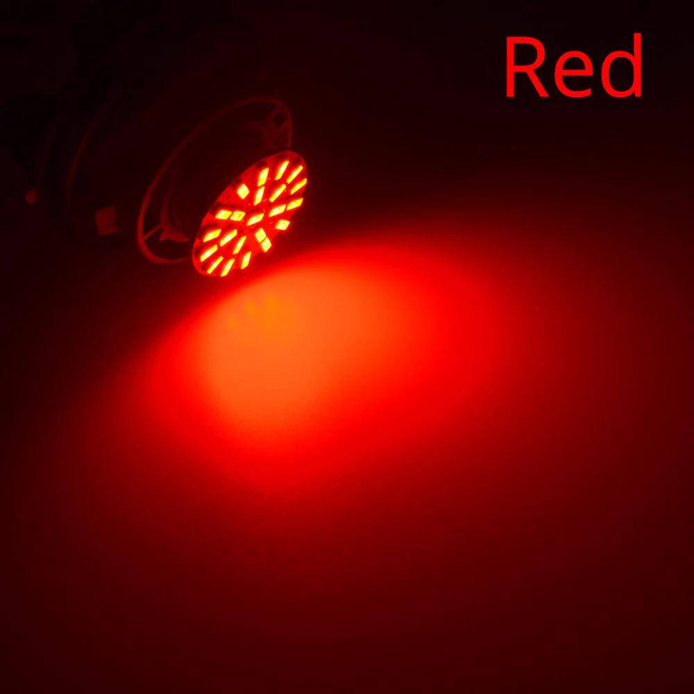 2X Auto SPZ Brzdové Směrové Světlo P21W 1157 1156 22SMD LED DC 12V Auto Parkovací Couvací Klínové Zadní Světlo Žárovka Kufru Vícebarevné