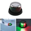 LED Boat Navigation Light Red and Green Marine Navigation Light Boat for Pontoon Yacht  12V Silver Plated Frame