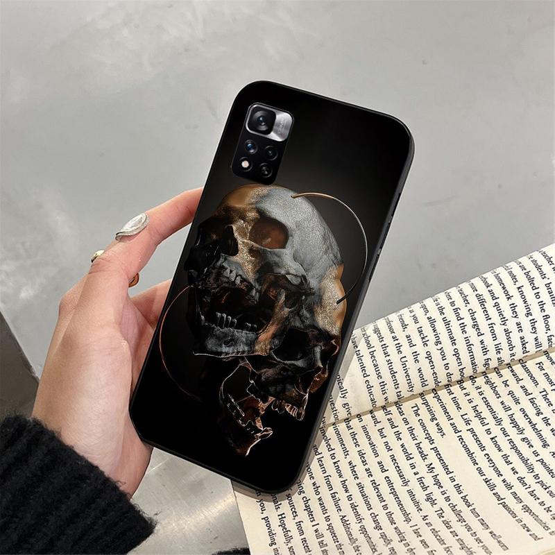 Skull Art Phone Case For Xiaomi Redmi note 13 12 Pro 11S 11 10 Pro 12S Redmi 13C 10 A1 A2 A3