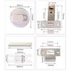 Red Green Status Bathroom Door Lock Toilet Privacy Shower Cubicles Bathroom Indicator For High Traffics Public Restrooms