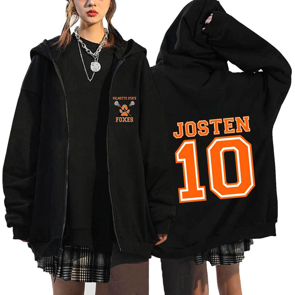 PALMETTO STATE FOXES Hoodie Mens Womens Zipper Hoodies Printed Casual Outdoor Sweatshirts Coats Hip Hop Hoody Streetwear Tops Cardigan