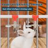 Bunny Water Dispenser Metal Rabbit Automatic Nipple Drinker Automatic Watering Kit Poultry Watering System Rabbit Waterer 10 PCS