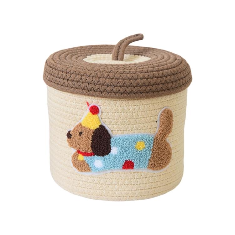 Playful Cartoon Cotton Storage Box Kids Toy Organizers Portable Portable Container For School Supplies Home Decors