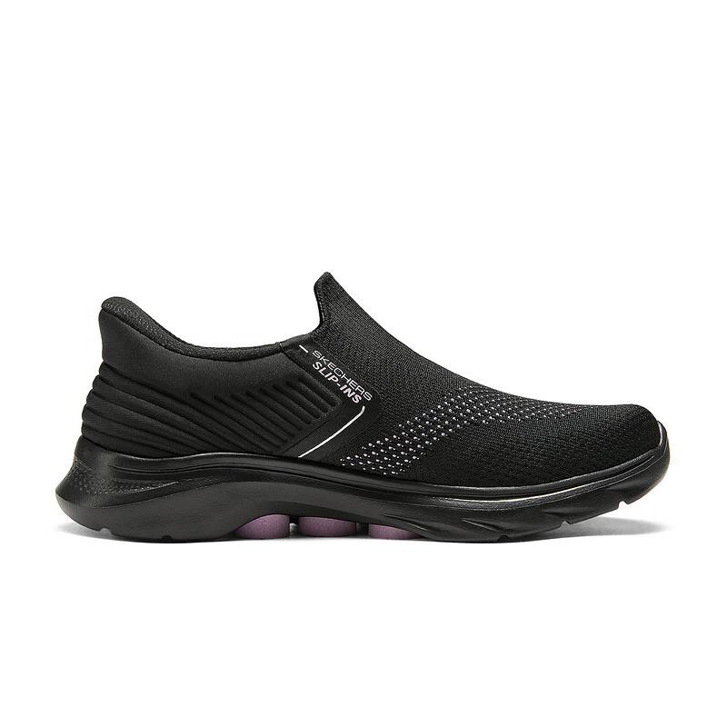 Skechers Damskie buty casualowe GO WALK z niską cholewką Damskie czarno-różowe