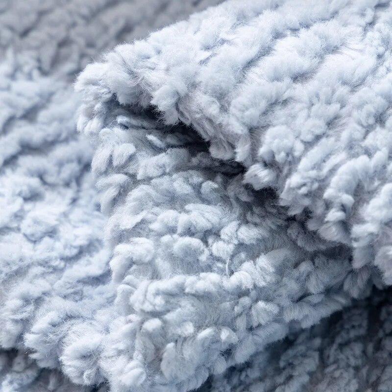 Caterpillar Sofa Couch Cover Winter Anti Slip Thickened Living Room Seat Cushion Covers Plush Warm Couch Covers for Sofas