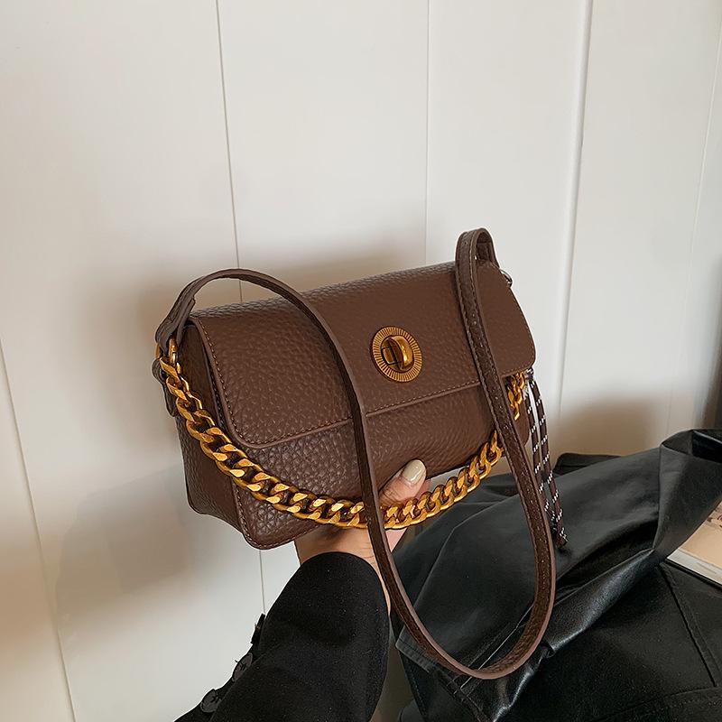 

Premium autumn and winter chain bag 2024 new commuter fashion niche shoulder underarm bag versatile messenger bag