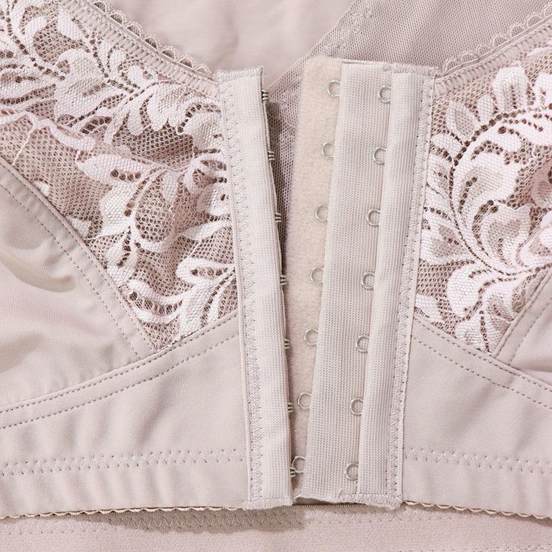 Large Size, No Steel Ring, No Trace Underwear, Front Opening, Ultra-thin Cup, Plus Fat, Plus Full Cup Bra